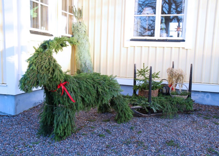 julbocken med släde 1