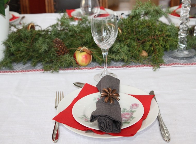 juldukning servettring